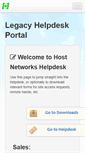 Mobile Screenshot of helpdesk.hostnetworks.com.au